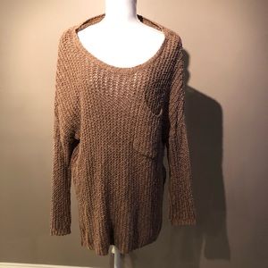 Free People loose knit sweater